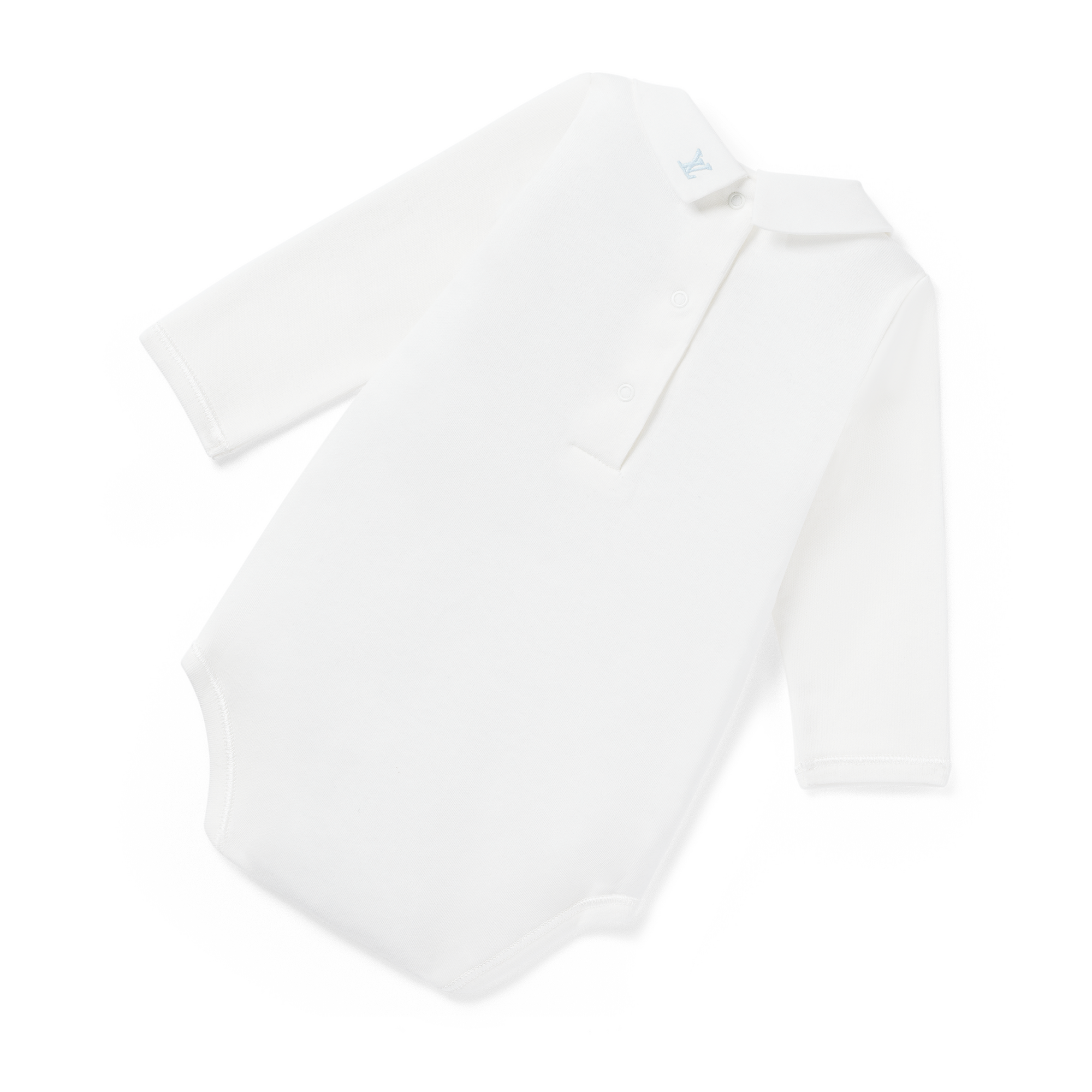 Louis Vuitton ボディスーツ ホワイト ボディースーツ・セット2 ポインテッド カラー S00｜ルイ